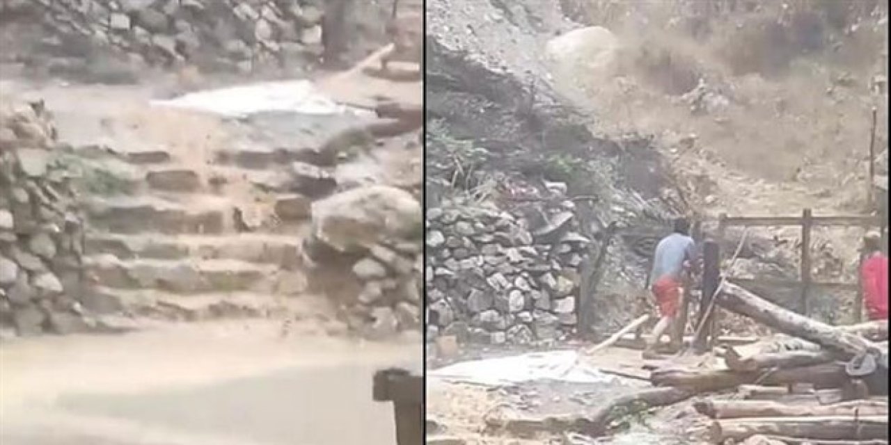 5 okulda eğitime 'sel' arası verildi