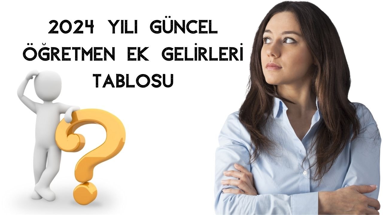 2024 Yılı Güncel Öğretmen Ek Gelirleri Tablosu