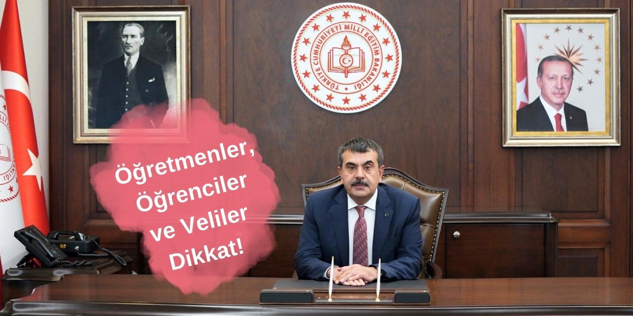 Bakan Tekin Öğretmenlere, Öğrencilere ve Velilere Seslendi! İşte Yapılan Açıklamalar