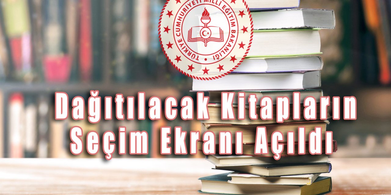 Dağıtımı Yapılacak Kitapların Seçim Ekranı Açıldı