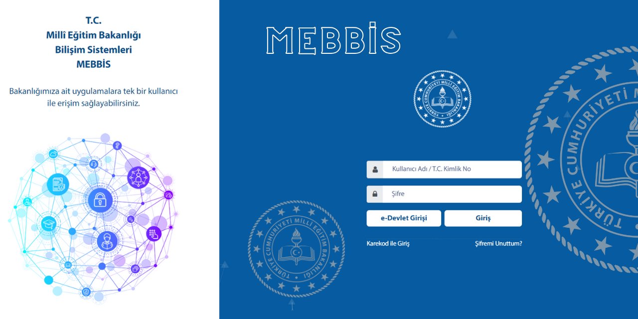MEBBİS! MEBBİS Giriş, MEBBİS Giriş Ekranı, MEBBİS Link