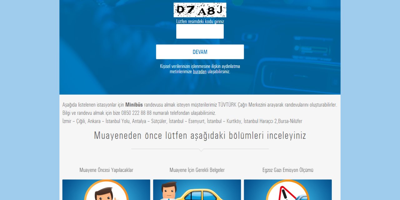 TÜVTÜRK araç muayene ücretleri 2024