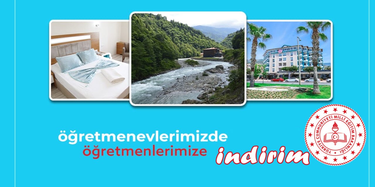 Yaz tatilinde öğretmenevlerinde %50 indirim fırsatı