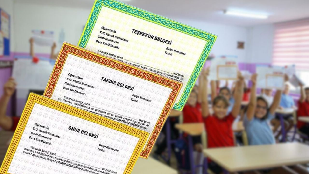 Devamsızlıktan ŞÖK'e Kalan Öğrenciler de Takdir ve Teşekkür Belgesi Alabilecek