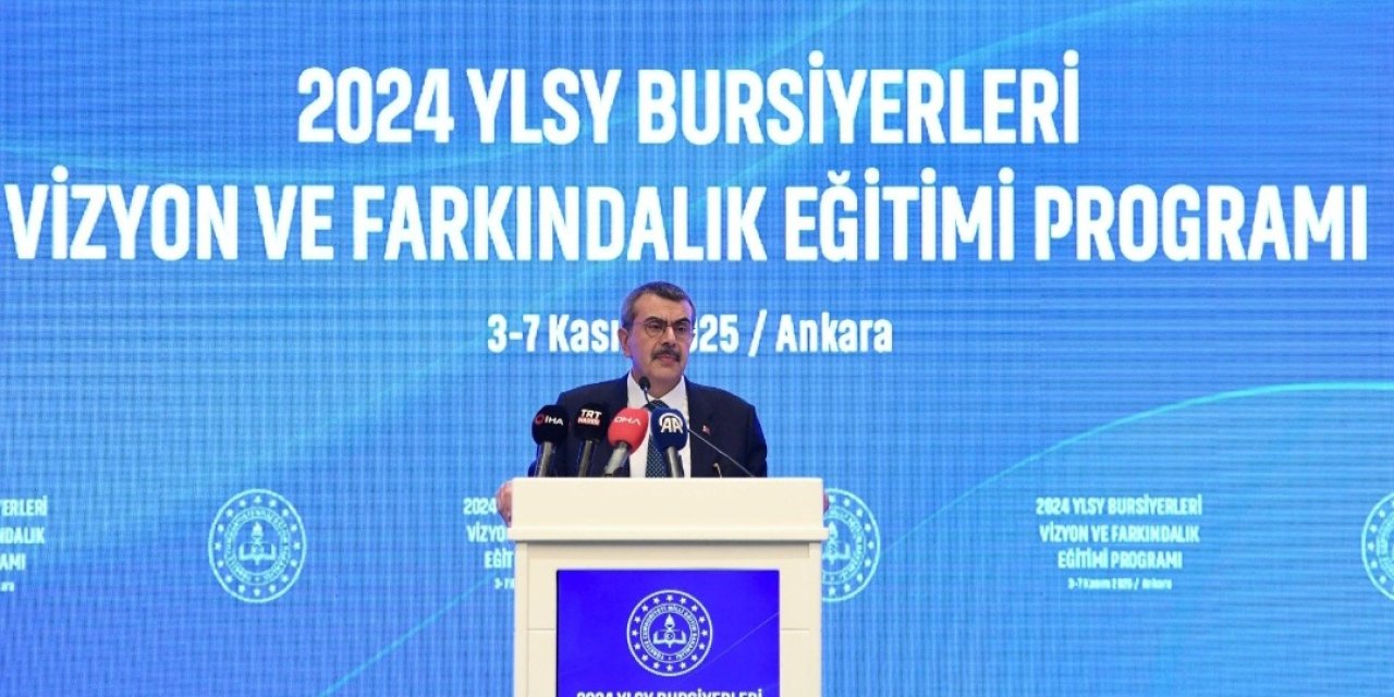 2024 YLSY Bursiyerlerine Yönelik Vizyon ve Farkındalık Eğitimleri Programına Katılan Bakan Tekin Önemli Açıklamalarda Bulundu