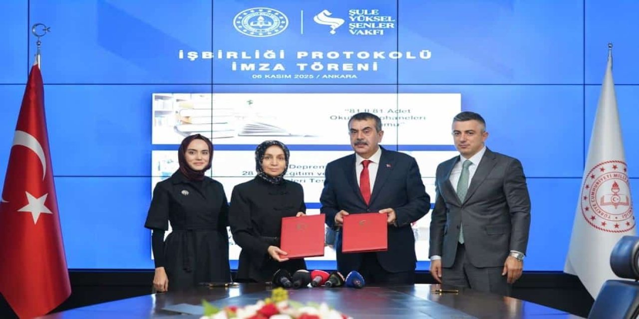 MEB ve Şule Yüksel Şenler Vakfı Arasında İşbirliği Protokolü İmzlandı