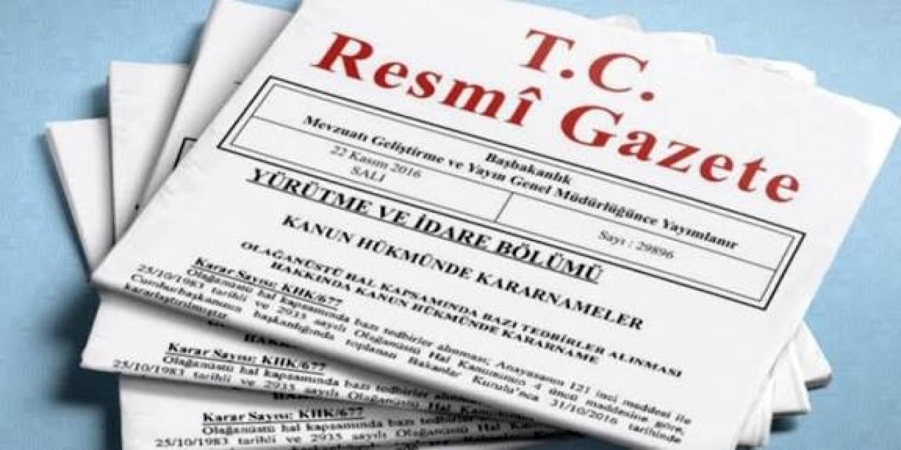 Resmi Gazete'de Bazı Üst Düzey Atama Kararları Yayınlandı