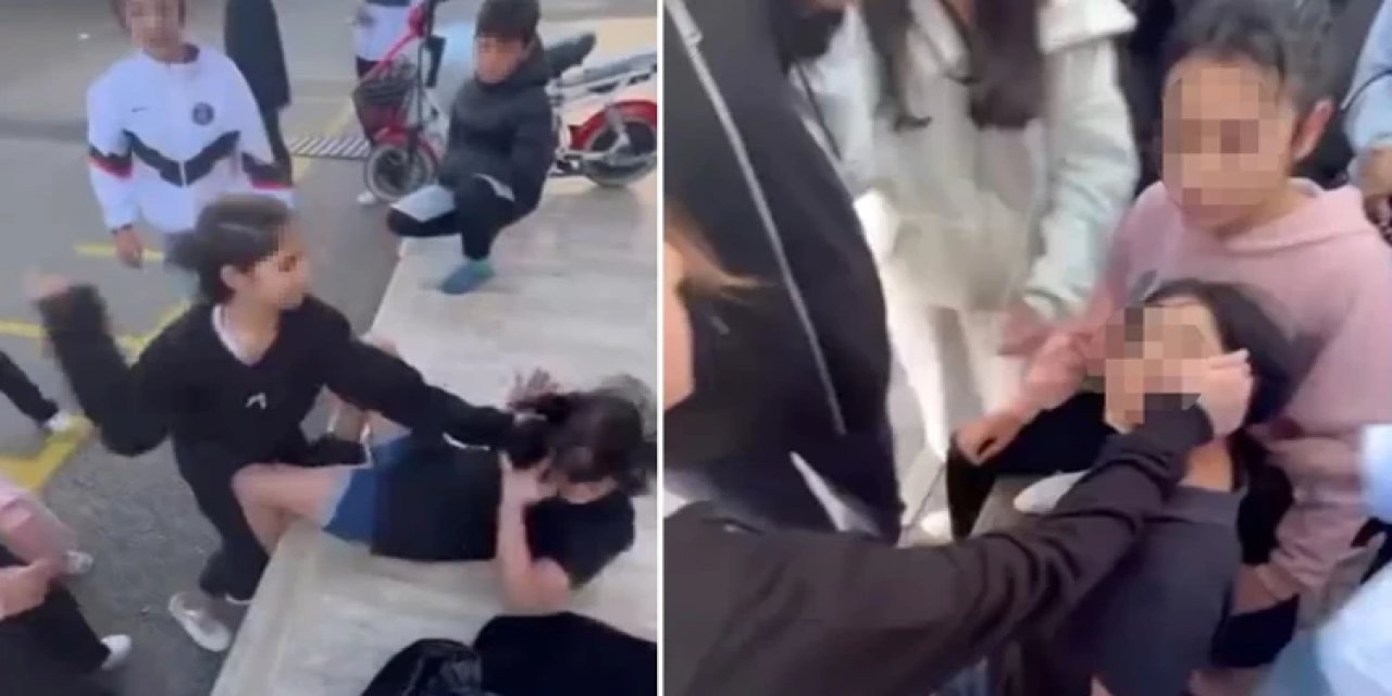 Tam 11 Öğrenci Bir Kız Öğrenciye Saldırdı, Yerde Sürükledi