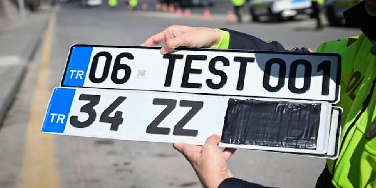 Trafikte Yeni Dönem: Standart Dışı Plakalara 140 Bin TL Ceza