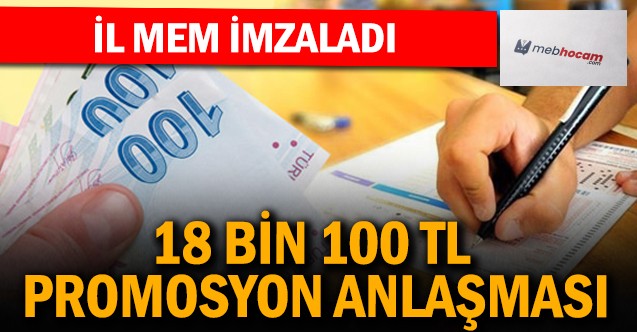 Öğretmenlere 18 bin lira promosyon