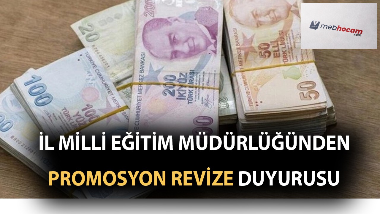 İl Milli Eğitim Müdürlüğünden promosyon ihalesi duyurusu